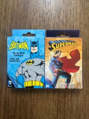 NEW Batman & Superman Playing Cards - DC Comics Decks
